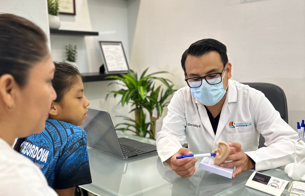 Atencion de otorrino